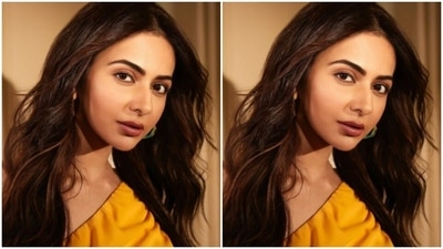 Rakul Preet played muse to fashion designer house Dash And Dot and picked a bright yellow dress from the shelves of the designer house. (Instagram/@rakulpreet)