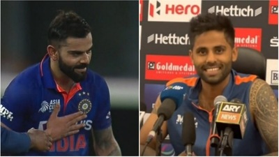 Virat Kohli; Suryakumar Yadav (Twitter) Virat Kohli; Suryakumar Yadav (Twitter)