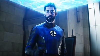 John Krasinski as Mr Fantastic in Doctor Strange in the Multiverse of Madness. John Krasinski as Mr Fantastic in Doctor Strange in the Multiverse of Madness.