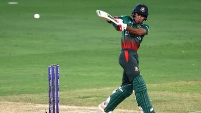 Bangladesh ended up scoring their highest ever T20I total in Bangladesh with Afif Hossain being the highest scorer with 39 off 22 balls. (Getty Images) Bangladesh ended up scoring their highest ever T20I total in Bangladesh with Afif Hossain being the highest scorer with 39 off 22 balls. (Getty Images)