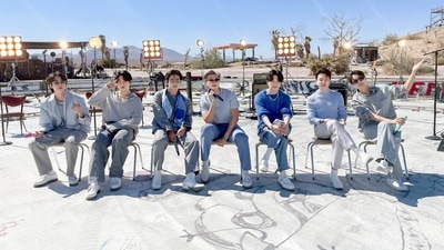 BTS members Jin, Jungkook, V, RM, Suga, Jimin, and J-Hope.