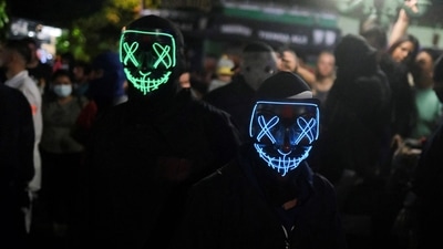 As per media reports, approximately 3,000 fireballs were used and more than 150 young people participated in the festival. (REUTERS)