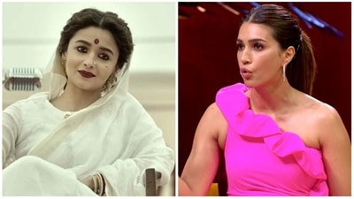 Kriti Sanon was asked about competing with her contemporaries, like Alia Bhatt.&nbsp;