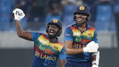 Sri Lanka managed to pull off their second highest run chase of all time and beat Bangladesh to a Super Four spot. (Getty Images) Sri Lanka managed to pull off their second highest run chase of all time and beat Bangladesh to a Super Four spot. (Getty Images)