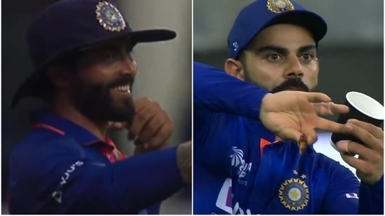 Ravindra Jadeja and Virat Kohli(Twitter)