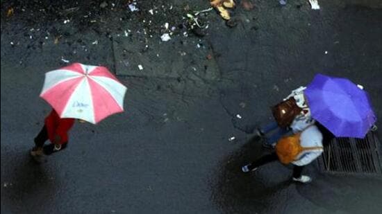 Overall, there has been 682.5mm rain in Chandigarh in monsoon season which starts from June and continues till September end. This is 4.9% deficit of the normal figure (HT File)