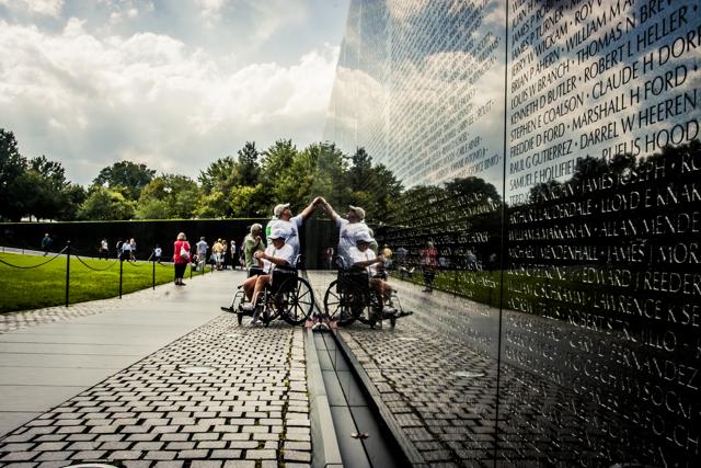 The Vietnam War memorial in Washington DC. Official figures place the number of US soldiers who died in Vietnam at 58,200. (Shutterstock)