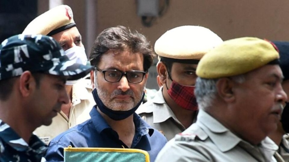 Convicted separatist leader Yasin Malik.&nbsp; (Reuters)