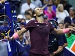 U.S. Open - Flushing Meadows, New York, United States - September 1, 2022 Spain's Rafael Nadal celebrates winning his second round match against Italy's Fabio Fognini
