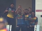 Sri Lanka bowler Chamika Karunaratne mocked the Bangladesh side with the now famous 'Nagin dance' celebration after Sri Lanka knocked out Bangaldesh in a thriller and stormed into the super four stage of Asia Cup 2022. Sri Lanka bowler Chamika Karunaratne mocked the Bangladesh side with the now famous 'Nagin dance' celebration after Sri Lanka knocked out Bangaldesh in a thriller and stormed into the super four stage of Asia Cup 2022.