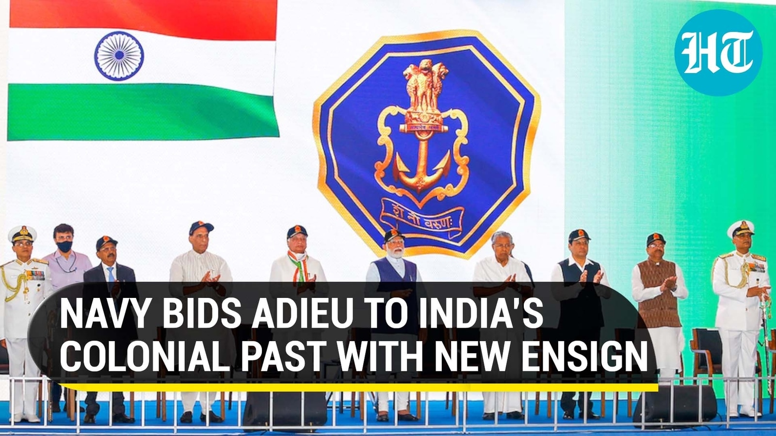 Indian Navy shuns its colonial past, embraces new ensign inspired by