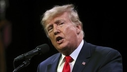 El expresidente estadounidense Donald Trump (Joe Rondone / AP)