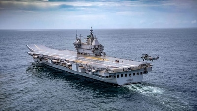 At 45,000 tonnes, Vikrant is the largest ship to be designed and built in India. (HT_PRINT) At 45,000 tonnes, Vikrant is the largest ship to be designed and built in India. (HT_PRINT)