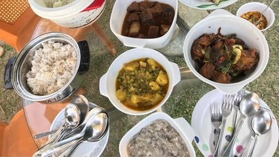 Aikibeye (Nagaland): This dish is made of Mustard leaf and Colocasia roots with very little salt and no spices. (Instagram/@lui_homecooking)