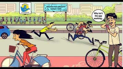 Chandigarh tricity area’s public bike-sharing system has been reeling under fading public interest. (Biswajit Debnath/HT) Chandigarh tricity area’s public bike-sharing system has been reeling under fading public interest. (Biswajit Debnath/HT)