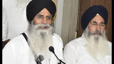 SGPC to launch protest from September 12 to push for release of Sikh prisoners, says SGPC president Harjinder Singh Dhami. (Sameer Sehgal/HT) SGPC to launch protest from September 12 to push for release of Sikh prisoners, says SGPC president Harjinder Singh Dhami. (Sameer Sehgal/HT)