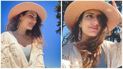 One of the most talented and versatile young actors in Bollywood, Fatima Sana Shaikh, is an avid social media user and often treats her fans with pictures of herself in stylish outfits, her vacation diaries as well as her life updates. Her latest Instagram photos in a knitted beige sweater and a jute hat are all about the boho vibe. (Instagram/@fatimasanashaikh) One of the most talented and versatile young actors in Bollywood, Fatima Sana Shaikh, is an avid social media user and often treats her fans with pictures of herself in stylish outfits, her vacation diaries as well as her life updates. Her latest Instagram photos in a knitted beige sweater and a jute hat are all about the boho vibe. (Instagram/@fatimasanashaikh)