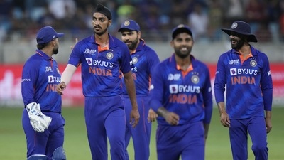 Team India players in action. (AP) Team India players in action. (AP)