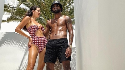 Natasa Stankovic and her husband Hardik Pandya earlier flooded their Instagram handles with their Greece vacation pictures. Sharing this photo in swimsuits, Hardik wrote, “Appreciation post for my love.” (Instagram/@hardikpandya93) Natasa Stankovic and her husband Hardik Pandya earlier flooded their Instagram handles with their Greece vacation pictures. Sharing this photo in swimsuits, Hardik wrote, “Appreciation post for my love.” (Instagram/@hardikpandya93)