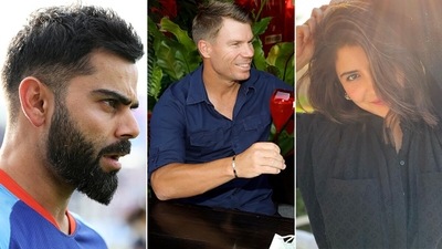 Virat Kohli came to David Warner's rescue and shut the trolls with a three word reply (Getty Images) Virat Kohli came to David Warner's rescue and shut the trolls with a three word reply (Getty Images)