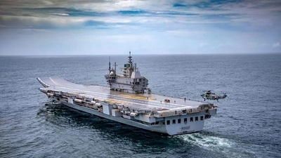 INS Vikrant, India's first indigenously-built aircraft carrier, to be commissioned on September 2. (PTI Photo) INS Vikrant, India's first indigenously-built aircraft carrier, to be commissioned on September 2. (PTI Photo)
