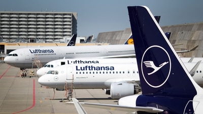 German national carrier Lufthansa (AFP) German national carrier Lufthansa (AFP)