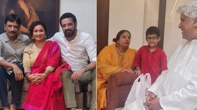 Photos from Divya Dutta's Ganesh Chaturthi celebration.