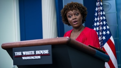 Karine Jean-Pierre, White House press secretary. (Bloomberg)