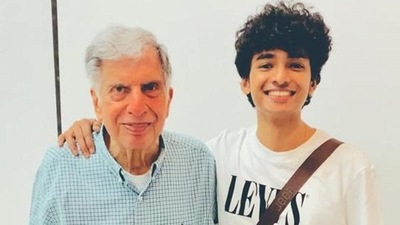 Ratan Tata with 28-year-old Shantanu Naidu, who is the former’s personal assistant and has penned a memoir on the tycoon. (File Photo) Ratan Tata with 28-year-old Shantanu Naidu, who is the former’s personal assistant and has penned a memoir on the tycoon. (File Photo)