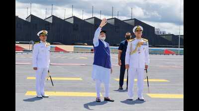 Al the eight members of the vcrew have played important roles when Vikrant was put through its paces during a raft of rigourous trials at sea for almost a year before Prime Minister Narendra Modi commissioned the warship into the navy Al the eight members of the vcrew have played important roles when Vikrant was put through its paces during a raft of rigourous trials at sea for almost a year before Prime Minister Narendra Modi commissioned the warship into the navy