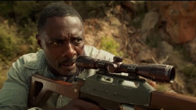 Beast movie review: Idris Elba in a still from the movie. Beast movie review: Idris Elba in a still from the movie.