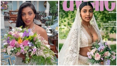 Charithra Chandran of Bridgerton season 2 has turned a Manish Malhotra bride for magazine cover. Charithra Chandran of Bridgerton season 2 has turned a Manish Malhotra bride for magazine cover. 