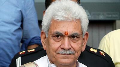 The RFID system is part of various new projects sanctioned for the convenience of the pilgrims in the aftermath of a stampede at the shrine on New Year’s day in which 12 pilgrims were killed and 16 others injured. Jammu and Kashmir lieutenant governor Manoj Sinha was addressing a function to celebrate the 37th foundation day of the Shri Mata Vaishno Devi Shrine Board (SMVDSB). (ANI File Photo)