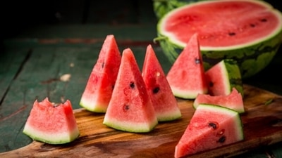 Watermelon: Watermelon is a great summer fruit that has high water content and is rich in vitamins A and C.&nbsp; (Unsplash)