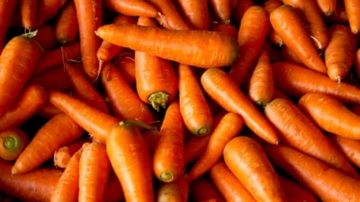 Carrots are rich in antioxidants and vitamin A, which helps in improving the eyesight. (Unsplash)