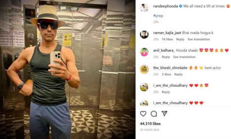Randeep Hooda grabbed attention for his recent weight loss. Randeep Hooda grabbed attention for his recent weight loss. 