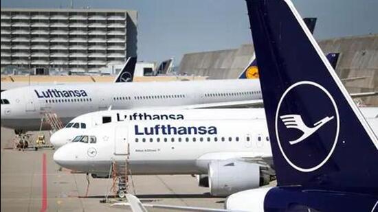 The two flights were cancelled by the Lufthansa headquarters due to a one-day worldwide strike. (File image) The two flights were cancelled by the Lufthansa headquarters due to a one-day worldwide strike. (File image)