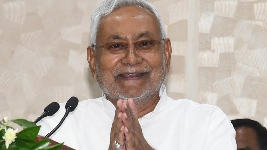 Bihar chief minister Nitish Kumar. (Photo by Santosh Kumar/Hindustan Times)