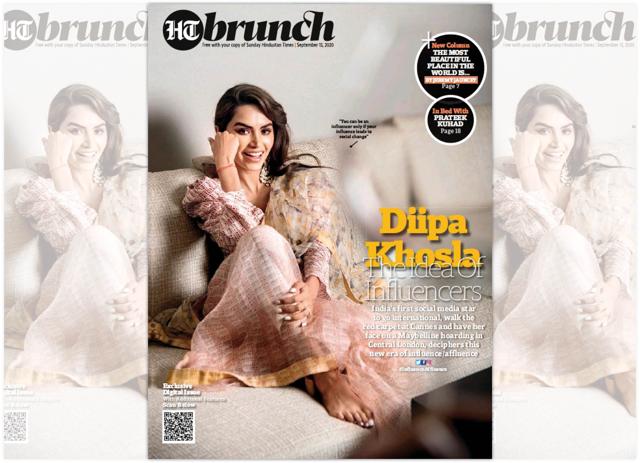 Diipa Büller-Khosla on the cover of HT Brunch in 2020 Diipa Büller-Khosla on the cover of HT Brunch in 2020