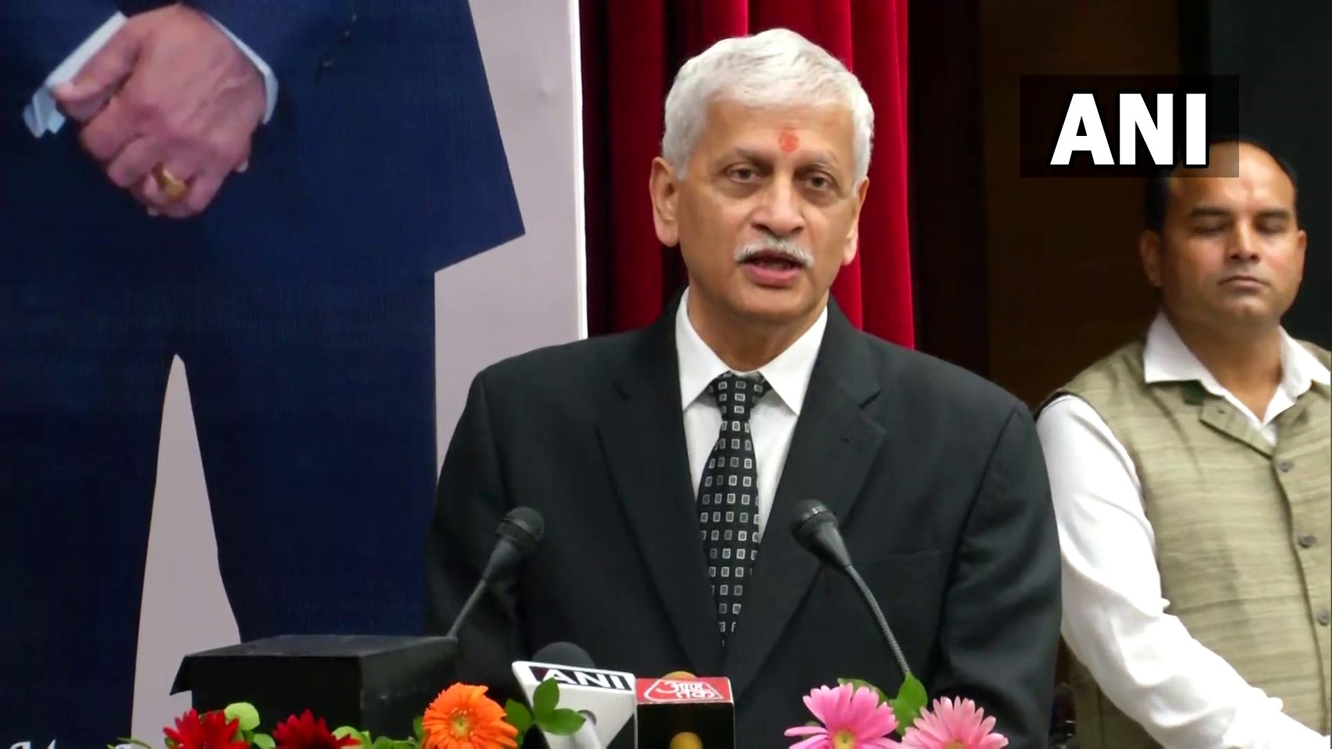 CJI UU Lalit speaks at an event in Delhi on Friday. (ANI) CJI UU Lalit speaks at an event in Delhi on Friday. (ANI)