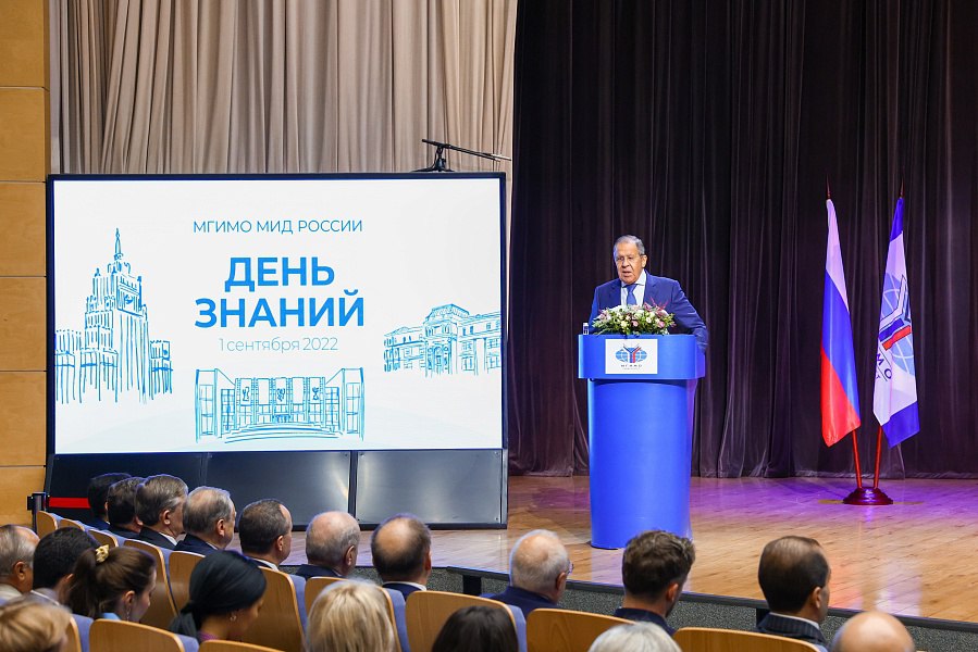 Russian FM Sergey Lavrov speaks at an event. (Photo credit@RusEmbIndia) Russian FM Sergey Lavrov speaks at an event. (Photo credit@RusEmbIndia)