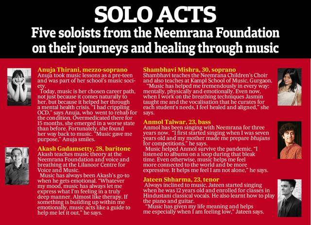 Meet five soloists of the Neemrana Foundation Meet five soloists of the Neemrana Foundation