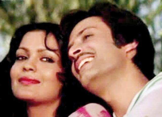 With Zeenat Aman, his leading lady in BR Chopra’s Insaf Ka Tarazu