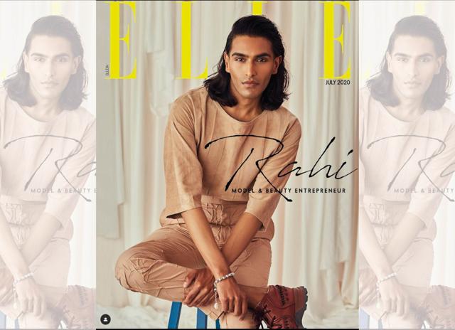 Rahi has featured on the covers of Elle Rahi has featured on the covers of Elle