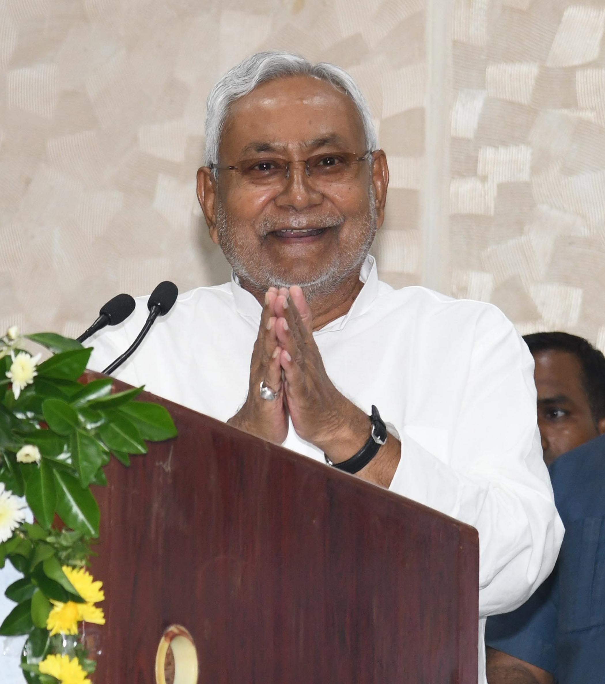 Bihar chief minister Nitish Kumar. (Photo by Santosh Kumar/Hindustan Times)