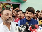 BJP leaders Manoj Tiwari and Nishikant Dubey have been accused of trespassing at Deoghar airport on August 31.&nbsp;