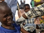 The government has launched a mass vaccination campaign to contain a deadly measles outbreak but faces stiff resistance.