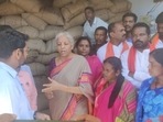 Nirmala Sitharaman rapped collector Jitesh Pillai for not being able to answer the minister's question.&nbsp;