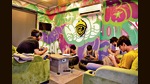 Esports company GodLike’s Call of Duty Mobile team preps for a match at the gaming house in Navi Mumbai. The facility is a four-storey bungalow spread across 25,000 sq ft, with 10 bedrooms, streaming rooms and a rooftop café. (Bachchan Kumar / HT Photo) Esports company GodLike’s Call of Duty Mobile team preps for a match at the gaming house in Navi Mumbai. The facility is a four-storey bungalow spread across 25,000 sq ft, with 10 bedrooms, streaming rooms and a rooftop café. (Bachchan Kumar / HT Photo)