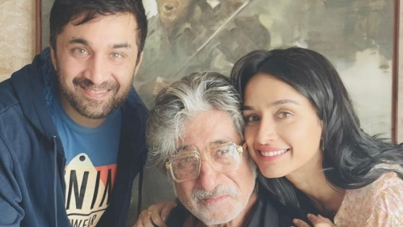Shraddha Kapoor shares pic from dad Shakti Kapoor’s 70th birthday with Siddhanth, don’t miss his special cake